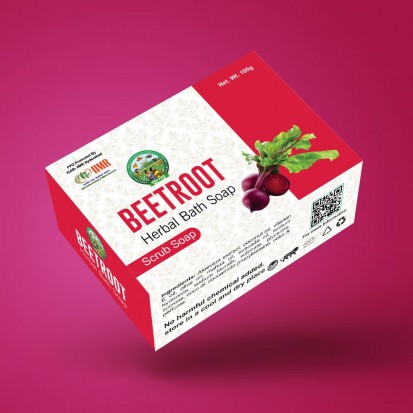 Beetroot Herbal Bath Soap