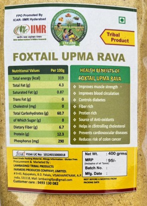 Foxtail Upma Rava